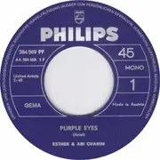 7'' - Esther & Abi Ofarim - Never Grow Old / Purple Eyes
