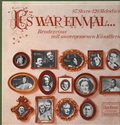 Es war einmal - 87 Stars - 120 Melodien - Rendevous mit unvergessenen Künstlern