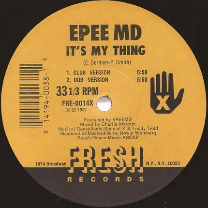 Epmd - It's My Thing
