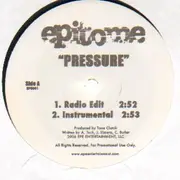12'' - Epitome - Pressure / Run Up On Me - PROMO