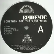 Double LP - Epidemic - Somethin For Tha Listeners  ‎ - Ltd Ed, white and grey vinyl