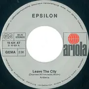 7inch Vinyl Single - Epsilon - Leave The City