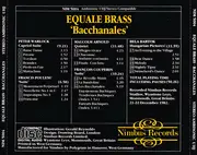 CD - Equale Brass - Bacchanales - Still Sealed