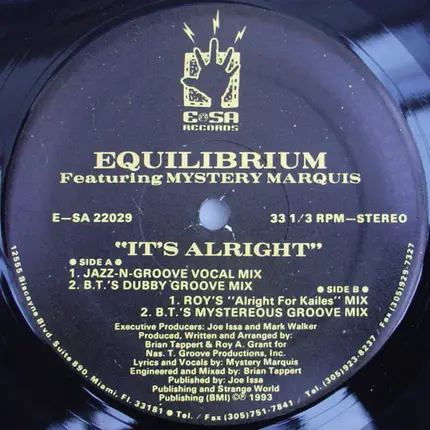 Equilibrium Featuring Mystery Marquis - It's Alright
