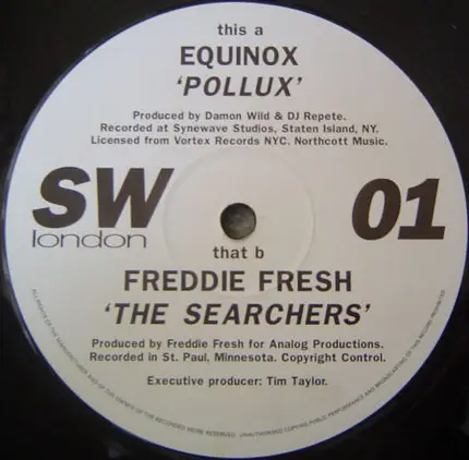 Equinox / Freddy Fresh - Pollux / The Searchers