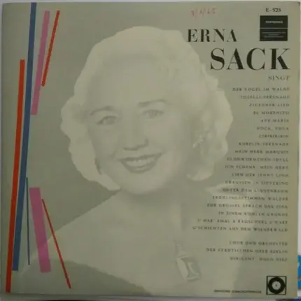 Erna Sack - Erna Sack Singt