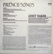LP - Ernest Chausson • Maurice Ravel • Maurice Delage - Janet Baker , Melos Ensemble Of London - French Songs