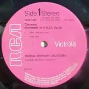 LP - Ernest Chausson / Debussy - Symphony In B-Flat, Op. 20 / Printemps Symphonic Suite