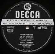 LP - Ernest Ansermet / L'Orchestre De La Suisse Romande - French Overtures - FFss