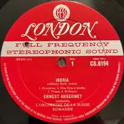LP - Albéniz / Turina - Iberia / Danzas Fantasticas (Ansertmet)