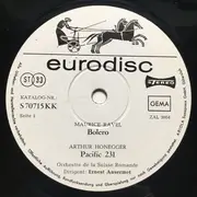LP - Honegger /  Ravel / Dukas - Pacific 231 / Bolero - La Valse / Der Zauberlehrling