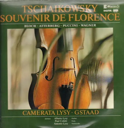 Tschaikowsky / Ernest Bloch / Kurt Atterberg / Puccini / Wagner - Tschaikowsky Souvenir de Florence