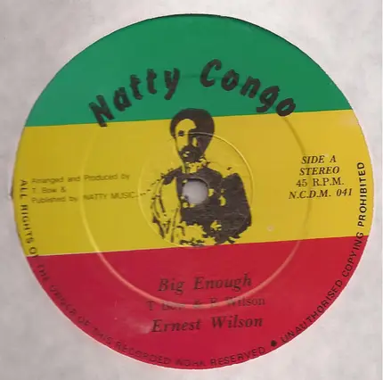 Ernest Wilson - Big Enough / Tempo Love