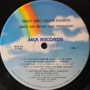 LP - Ernest Tubb And His Texas Troubadours - Ernest Tubb's Golden Favorites - Blue Rainbow Labels