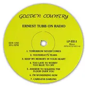 LP - Ernest Tubb - Early Radio Broadcasts - Ernest Tubb On Radio - Mono