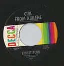 7inch Vinyl Single - Ernest Tubb - Girl From Abilene / Little Ole Band Of Gold