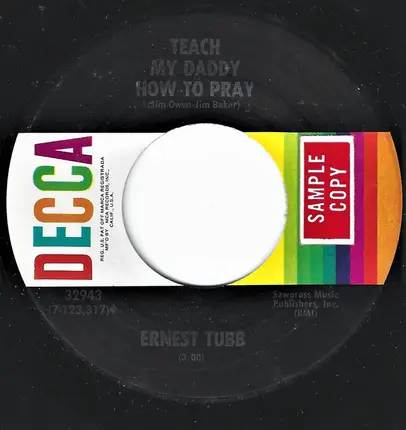 Ernest Tubb - Say Something Nice to Sarah