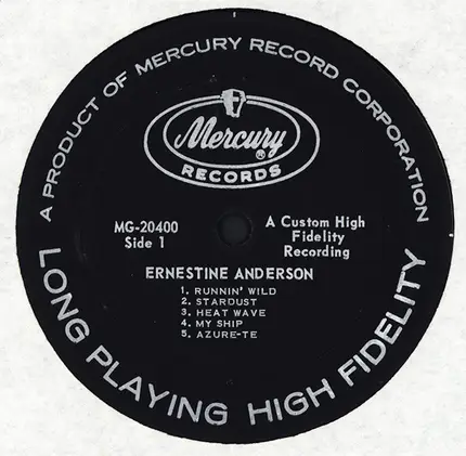 Ernestine Anderson - The Toast Of The Nation's Critics