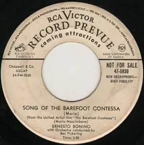 Ernesto Bonino - Song Of The Barefoot Contessa (Maria) / The Language Of Romance