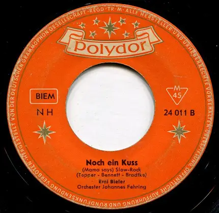 Erni Bieler - My Happiness / Noch Ein Kuss