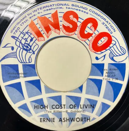 Ernie Ashworth - High Cost Of Livin'