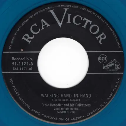 Ernie Benedict And His Polkateers - Jolly Time Polka / Walking Hand In Hand