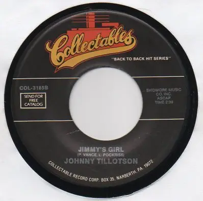 Ernie Englund / Johnny Tillotson - Night Train / Jimmy's Girl
