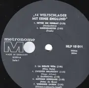 LP - Ernie Englund - 14 Weltschlager Mit Ernie Englund