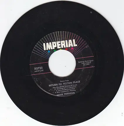 Ernie Freeman - Theme From Return To Peyton Place / Warsaw Concerto