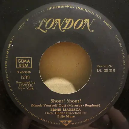 Ernie Maresca - Shout! Shout! (Knock yourself out)