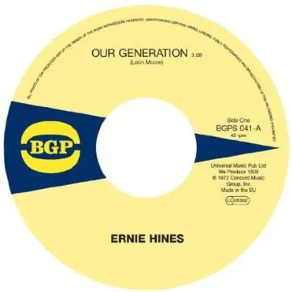 ERNIE/BLACKBYRDS HINES - OUR GENERATION