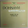 LP - Dohnányi / Quintette Pro Arte de Monte Carlo - Quintettes Op.1 Et 26 - Gatefold