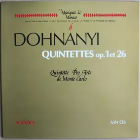 Ernst von Dohnanyi - Quintettes Op.1 Et 26