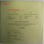 LP - Dohnányi / Quintette Pro Arte de Monte Carlo - Quintettes Op.1 Et 26 - Gatefold