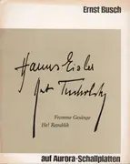 2x7inch Vinyl Single - Ernst Busch - Kurt Tucholsky , Hanns Eisler - Fromme Gesänge. He! Republik - White Labels