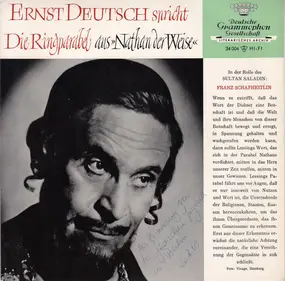 Ernst Deutsch - Ernst Deutsch Spricht Die Ringparabel Aus 'Nathan Der Weise'