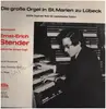 LP - Ernst-Erich Stender / Buxtehude, Bach, Reger - Die große Orgel in St.Marien zu Lübeck - Signed By Artist