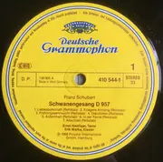 LP - Ernst Haefliger , Erik Werba , Franz Schubert - Schwanengesang