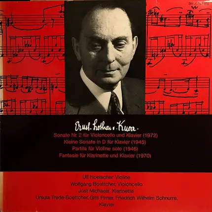 Ernst Lothar von Knorr - Sonate Nr. 2 Für Violincello Und Klavier / Kleine Sonate In D Für Klavier / Partita Für Violine Sol