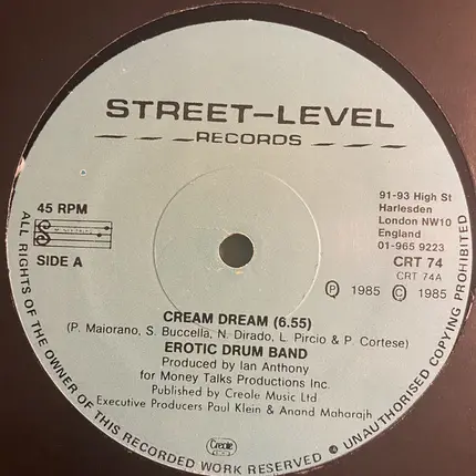 Erotic Drum Band - Cream Dream