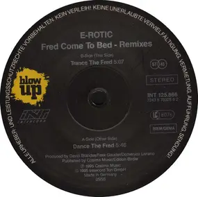 E-Rotic - Fred Come To Bed (Remixes)