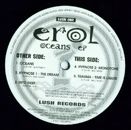 Erol - Oceans EP