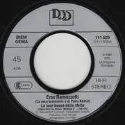 7inch Vinyl Single - Eros Ramazzotti Featuring Duet With Patsy Kensit - La Luce Buona Delle Stelle (Remixed Version)