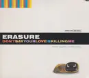 CD Single - Erasure - Don't Say Your Love Is Killing Me - Flipcase