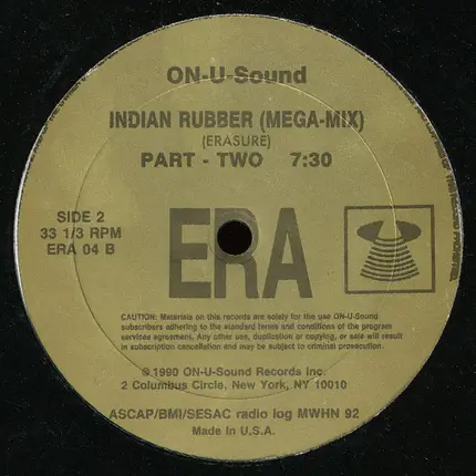 Erasure - Indian Rubber (Mega Mix)