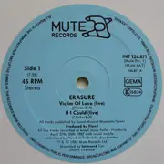 12'' - Erasure - The Circus (Live) - White