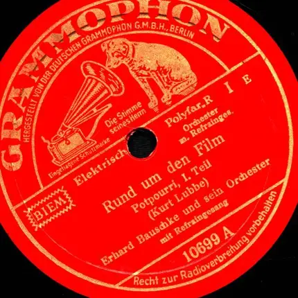 Erhard Bauschke And His Orchestra - Rund Um Den Film