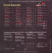 Double LP - Erhard Bauschke - Die Grossen Tanzorchester 1930 - 1950 - Gatefold