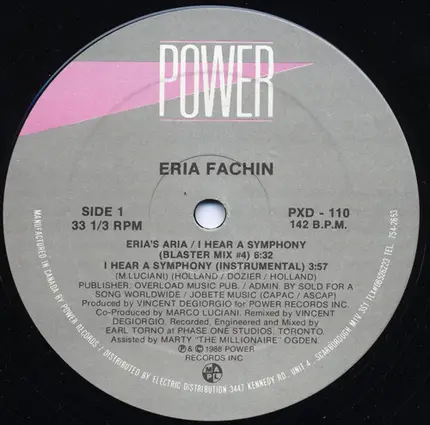 Eria Fachin - I Hear A Symphony