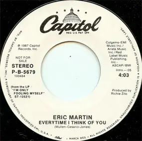 Eric Martin - Everytime I Think Of You